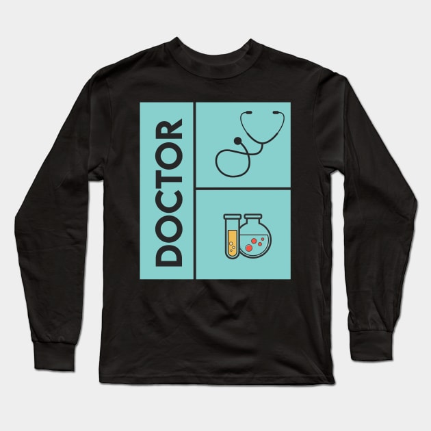 Doctor Love Long Sleeve T-Shirt by Design Knight